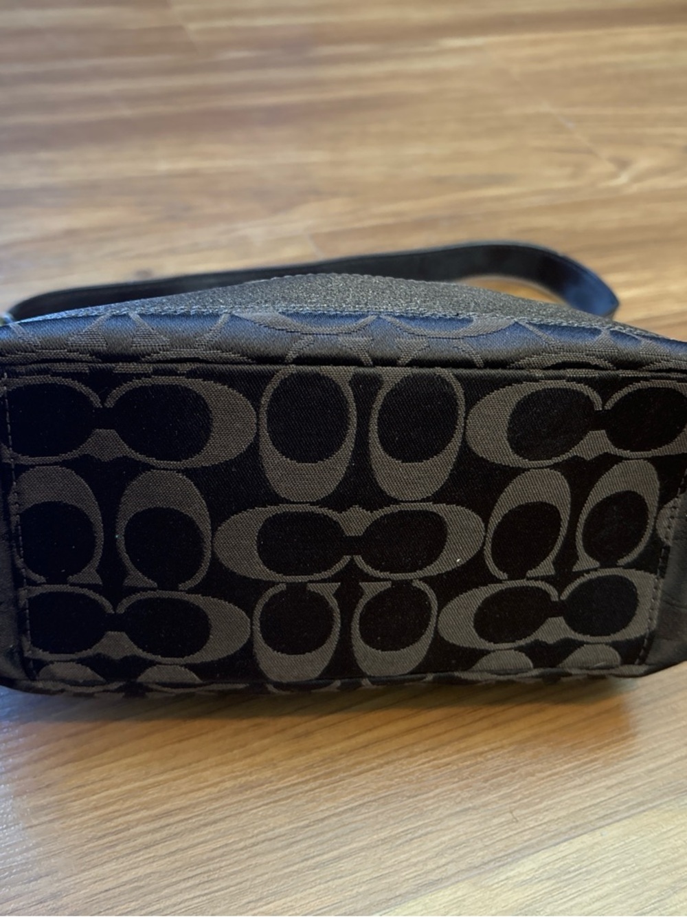 Coach brown Signature Mini Wristlet Shoulder Bag - Picture 3 of 7